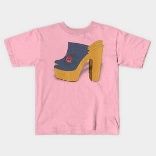 High Heel Shoe Lover Kids T-Shirt